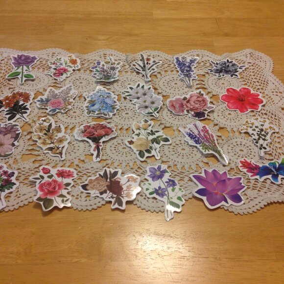 Crafts sticker bundle, pretty floral designs - Picture 1 of 7